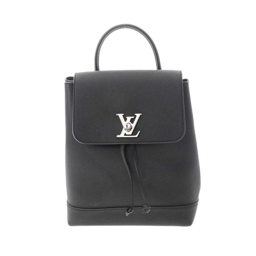 Louis Vuitton Lockme Backpack Noir Black Taurillon Leather Daypack